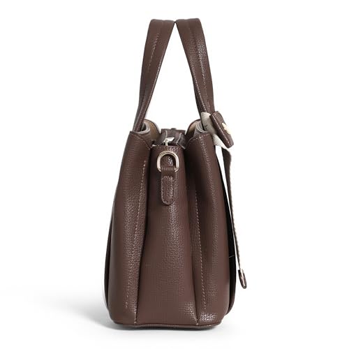 Image of EXOTIC Premium Ivory Chic Edition Urban Luxe Hand & Sling Bag for Women | Stylish PU Leather Tote with Spacious Compartments & Detachable Strap