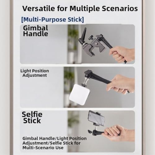 Barra de extensión para cámara ajustable ligera de aluminio para Content 3