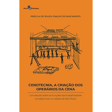 Capa do livro Cenotecnia, a Criação dos Operários da Cena: Um Estudo Sobre as Funções dos Trabalhadores Cenotécnicos na Cidade de São Paulo