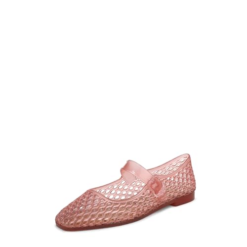 Sam Edelman Women's Michaela JellyMary Jane Flat, Pink Rosa, 7
