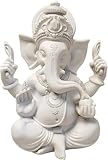 Yahu Lando Indian God Lord Ganesha Statue,Hindu Elephant Statue Ganpati Idol Buddha Sculptures,Hindu Gift,Home Temple Mandir Meditation Yoga Room Decor 7.87