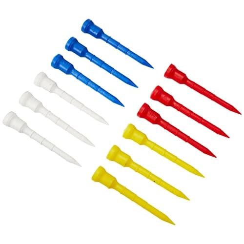 Longridge Golf Zubehör Lignum 82 mm Tees 12 PK, Mehrfarben