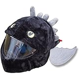 3. Fácil de instalar: Sólo tiene que deslizar la cubierta del casco de la moto en el casco y alinear la boca con la visera para maximizar el campo de visión, a continuación, tire de ella con fuerza.