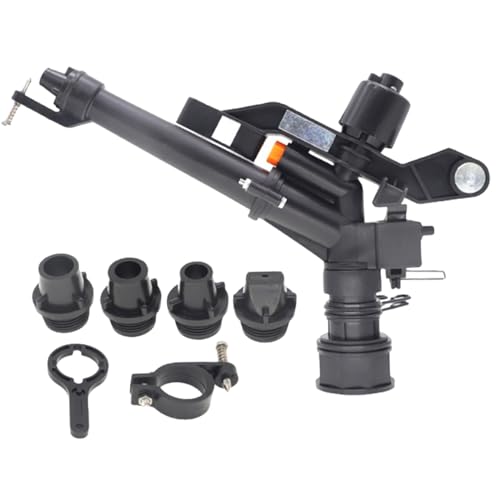 Automatic Rotating Sprinkler Set, Adjustable 360 Degree Rotating Rocking Arm Lawn Sprinkler with Accessories for Outdoor Garden Lawn Garden Sprinklers for Yard
