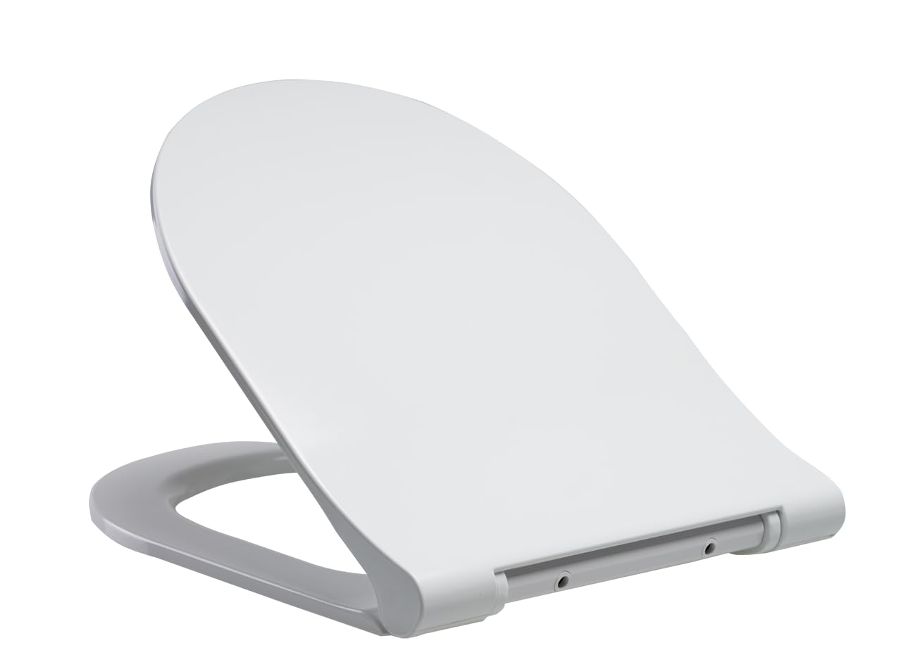 SLIM WC-Sitz mit Soft-Close | Abnehmbar & Schnellverschluss | Weiß