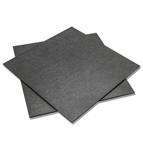 Image of TOJOIN RF Microwave Absorbers, 11.81inchesx 11.81inches x 0.08inches(300mm x 300mm x 2.0mm), Black, EMI Absorber, Adhesive Backing, Industrial Grade Tape 2PCS