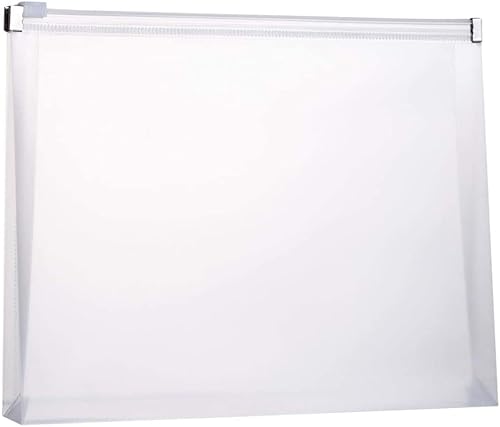 Miniatura 2 de TIENO 10 sobres de polietileno con cremallera, sobres de plástico expandibles de tamaño legal para oficina, escuela, hogar