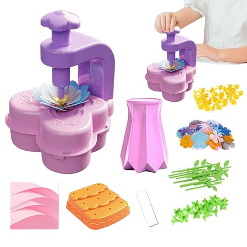 Ramo de juguetes de flores de peluche - regalo de tela, decoración esponjosa | Dibujos animados estilo falsos flores embalaje suave conjunto para la sala S presente, lindo arreglo