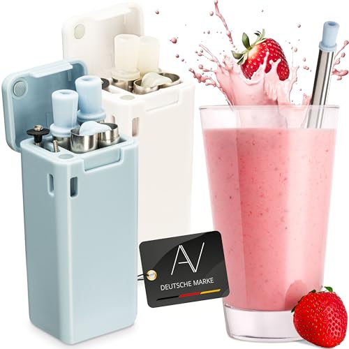 21.5 Cm - Paderno Cannucce Riutilizzabili Curve In Acciaio Inox Con Scovolino Set 12 Pz - 7