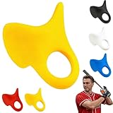 Baseball Thumb Guard – Reduce Sting & Boost Grip, Batters Batting Grip, Reduce Bat Sting, Bat, Hitting Accessory for Baseball & Softball - All Levels, Left/Right Hand (Yellow, Medium)