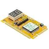BESPORTBLE Computer Motherboard Tester Karte Pci E Dual Code Diagnosekarte Stabil Präzise Fehlererkennung Langlebiges Elektronisches Testmodul für PC Motherboards