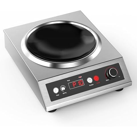 VEXMAECY 1800W Induction Wok Cover