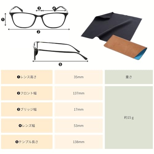 MIDI ミディ 使いやすい近近両用老眼鏡 M316-RG-FFNOTE-parent の商品画像 6