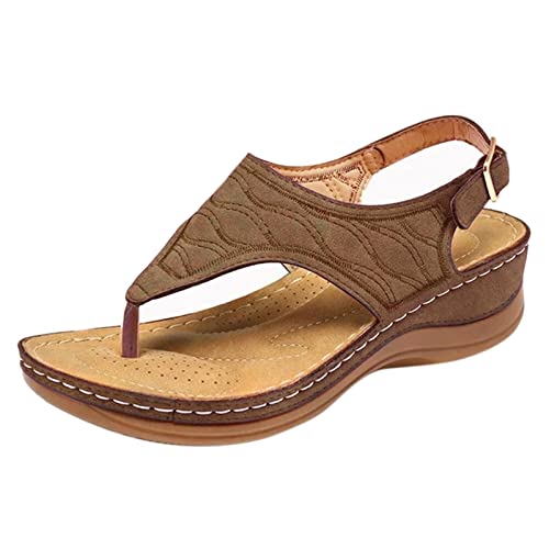 Sandales femmes pour promenades estivales et sorties plage chaussures 9.5 UK