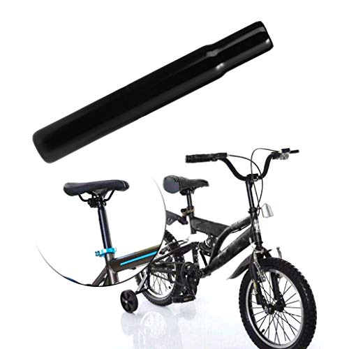 Dofaxgo HSDG4355 Bicycle Seat Post Steel 25.4Mm Tube Children Bike Chair Parts Kids Cycling Black Seat Post Black thumb #1