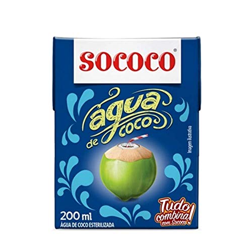Água de Coco Sococo Tetra Pak 200 ml