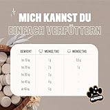 alphazoo MSM Pulver für Hunde & Katzen 250g - Natürliche Schwefelquelle zur Unterstützung des Gelenkstoffwechsels, der Beweglichkeit & Vitalität. Ergänzungsfuttermittel ohne Zusätze