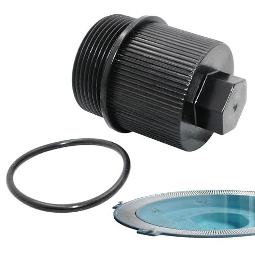 Tapón de drenaje para filtro de piscina, tapón de tubo de filtro de piscina con junta, cubierta de salida de agua, sello a prueba de fugas para de vacío de tanque de skimmer de spa