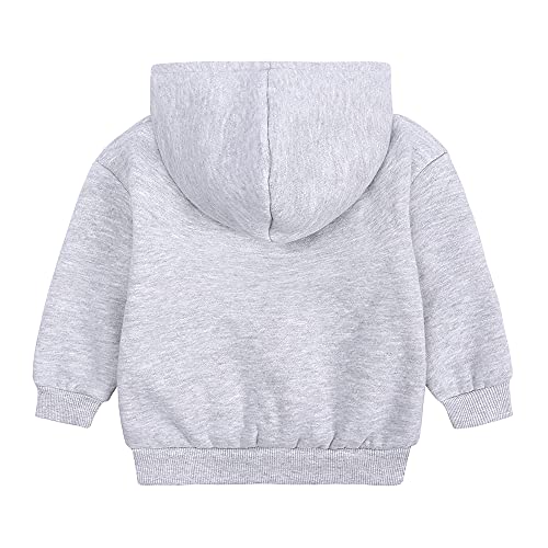 Kids Tales Brushed Fleece Hooded Sweatshirt Youth Long Sleeve Pullover Kids Solid Tops Child Kangaroo Pocket Hoody2