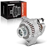 A-Premium Alternator Compatible with Honda S2000 2000-2009, 12V 105A 6-Groove Pulley Clockwise,