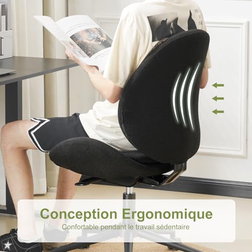 Chaise de coiffeuse et bureau pour une chambre élégante
