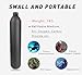 Benlynnx 4500Psi Aluminum Air Bottle, 30 Mpa Explosion-Proof Aeronautic PCP Cylinder, M18 * 1.5 Refillable High Pressure Paintball Tank for PCP Scuba Game 0.3L(Empty Tank)