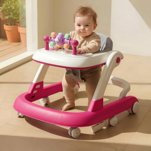 Image of StarAndDaisy Baby Walker for 6-18 Month Baby Boy & Girl /Height Adjustment, Musical Tray & Speed Control /Baby Walker for Kids with Safety Wheels and Comfortable Seat