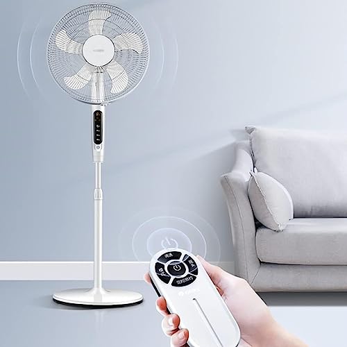 Ventilador de piso ajustável de 13 velocidades com resfriamento KANBUN, ventilador oscilante de gran