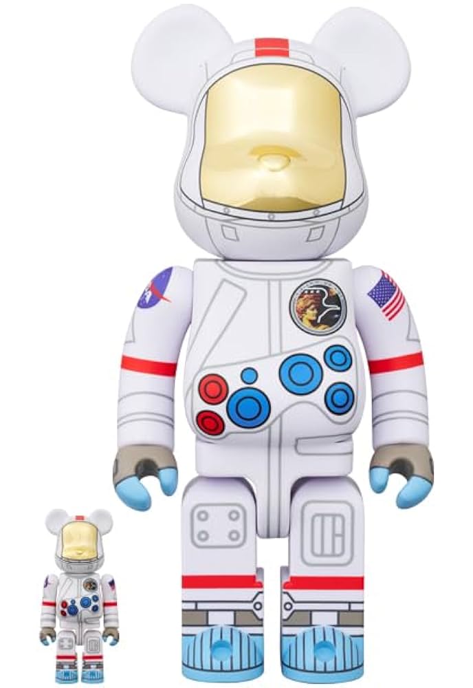 BE@RBRICK ベアブリック　APOLLO17 400 Amazon.co.jp: BE@RBRICK APOLLO17 ASTRONAUT 100％ & 400