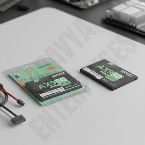Image of AX950 Pro 2.5″ SATA 128 GB Internal SSD - High-Performance 3D TLC NAND, SATA III 6 Gb /s Interface, 2.5″ Form Factor, Excellent Durability & Stability