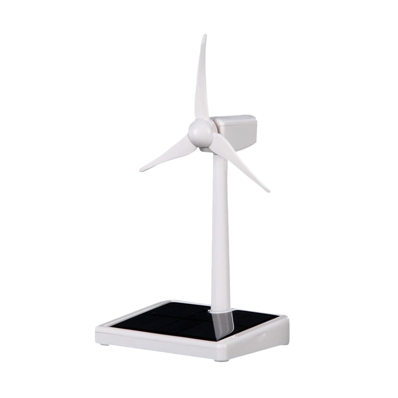 Mulino a vento ad energia solare, kit scientifico delle energie rinnovabili, ornamento rotante da scrivania con pannello fotovoltaico, struttura robusta ed ecologica, ideale per posto di lavoro