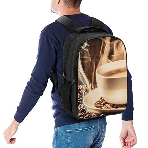 Sac à dos d'école relief 3D style classique café pour étudiants - 5