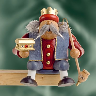 Preisvergleich Produktbild KWO Räuchermännchen Kantenhocker Kantenhocker-Caspar * Höhe 17 cm