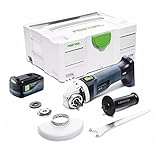 amoladora festool Tensión de la batería: 18 V Festool AGC 18-125 575343 - Amoladora angular con batería (18 V, 125 mm, sin escobillas, 1 batería de 5,2 Ah, sin cargador)