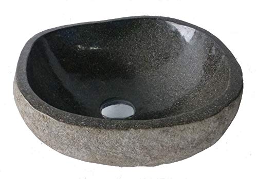 Exotica-import.Vasque lave-main à poser en pierre naturelle 30cm. VENDEUR FRANCAIS. Choix sur PHOTOS envoyées suite à votre commande avec les DIMENSIONS. Pour salle de bain.