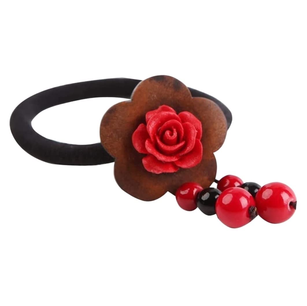 Scrunchies Per Capelli Scrunchies Per Capelli A Fiore Fasce Elastiche Per Cravatte Porta Cavallo Accessori Per Elastici Per Coda Di Cavallo