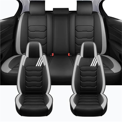 Housses siège auto Fiat Bravo accessoires automobiles ensemble complet noir gris