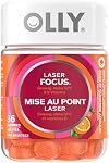 OLLY Laser Focus Gummy, Alpha GPC, B Vitamins, Berry Tangerine Flavor 36 count