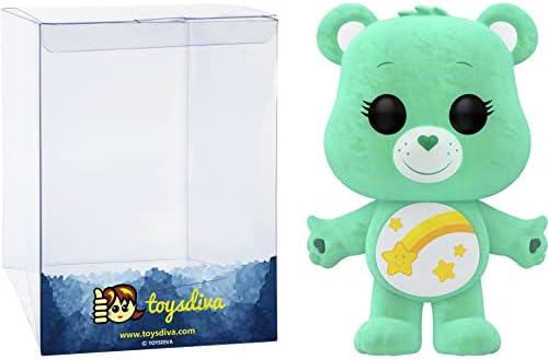 Wish Bear [Flocked] (Chase): P o p ! Animation Vinyl Figurine Bundle with 1 Compatible 'ToysDiva' Graphic Protector (1207-61559 - B/A) image 4