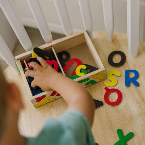 Melissa & Doug Deluxe Magnetic Letters and Numbers Set, 89 Wooden Magnets - image 7