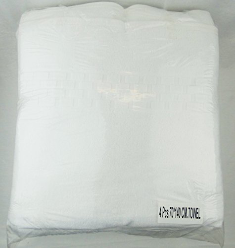 Igd Turkish Luxury Hotel & Spa & Bath Towel Turkish Cotton - Organic Eco-Friendly (27.55" X 55.1") Pack Of 4 #TOP4
