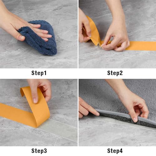 INGJIA Starkes Doppelseitiges Premium Gewebe Klebeband [2cm*20m] - Neue 2023 Version - Perfekt als Teppichklebeband und für Strukturierte Oberflächen - Achtung EXTREM STARK!