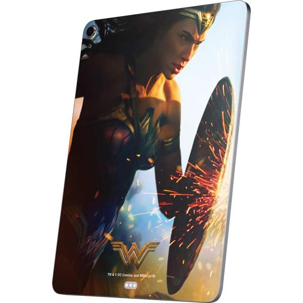 Skinit Decal Tablet Skin Compatible with iPad Air 11in (2024-2025) - Officially Licensed DC Comics Wonder Woman Action Pose Poster Design