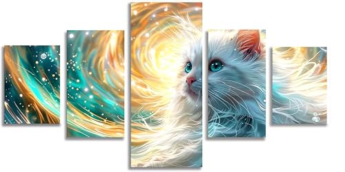 Chat diamant painting broderie diamant kit complet 5 pack Mefooge 225x110cm F719