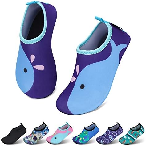 SAGUARO Kinder Badeschuhe Mädchen Schwimmschuhe Junge Schnell Trocken Outdoor Aqua Schuhe Pool Yoga，21-35EU