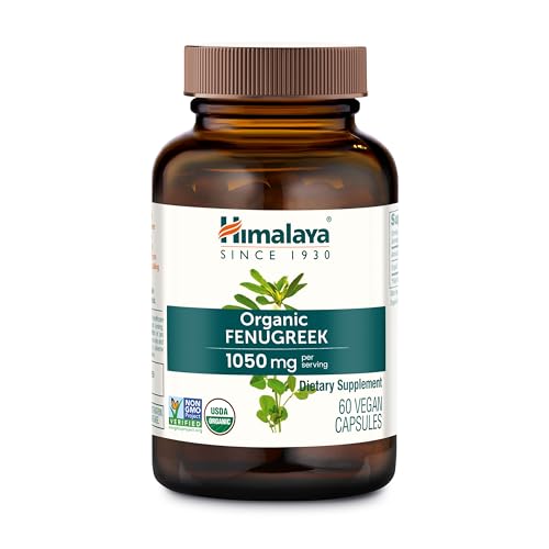 Himalaya Organic Fenugreek Supplement, 1050 mg, 60 Vegan Capsules