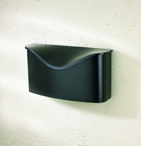 Umbra 460322-040 Postino Wall-Mount Mailbox, Black #TOP1