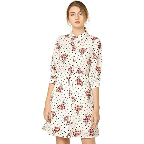 Vestido de camisa con estampado floral Cover