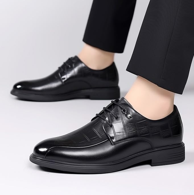 Men's Casual Retro Wedding Business Shoes Casual Business Oxford Derby Leather Shoes Mens Leather Fashion Oxford Shoes4