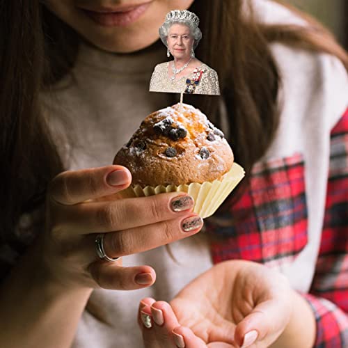 Decorações de bolo de jubileu 2022, 12/25/ Decorações de topo de bolo do jubileu da rainha, Decoraçõ